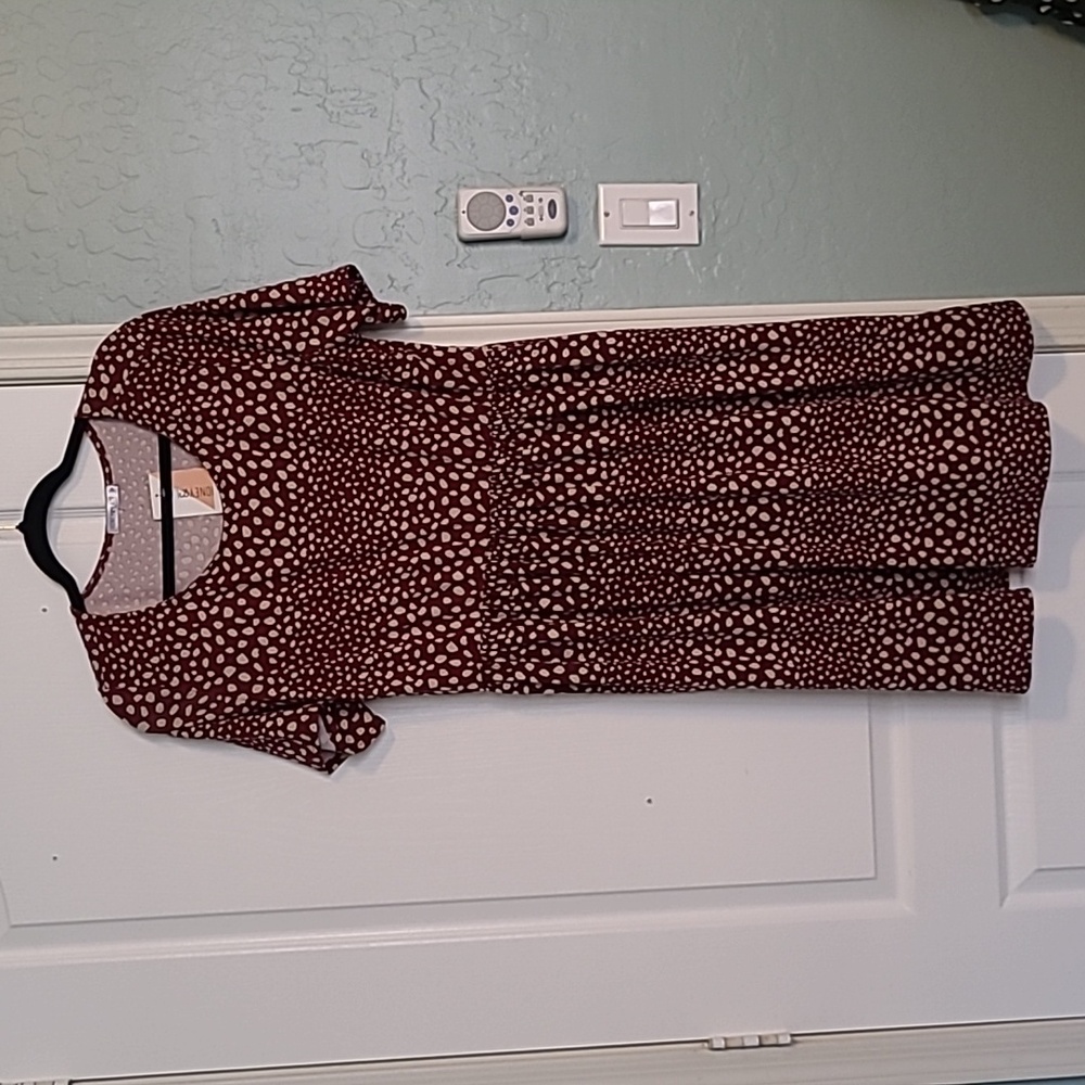 Maroon Dress 👗 w/pockets